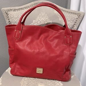 Authentic Red Leather XL Tote